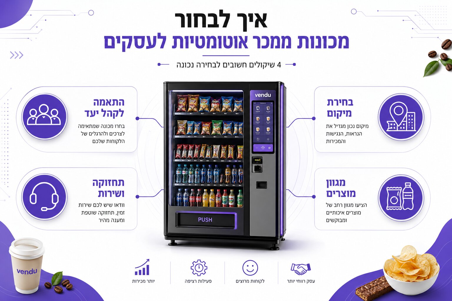 היתרונות של מכונות ממכר אוטומטיות לעסקים